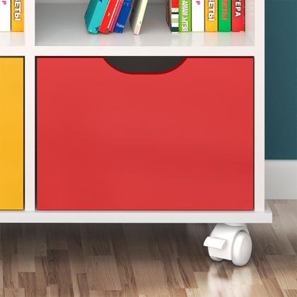 Imagem de Nicho Organizador c/ 6 Gavetas com Rodízio Roterdã Q01 - Doce Sonho Móveis