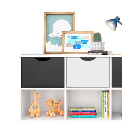 Imagem de Nicho Organizador c/ 6 Gavetas com Rodízio Roterdã Q01 - Doce Sonho Móveis