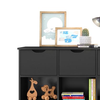 Imagem de Nicho Organizador c/ 6 Gavetas com Rodízio Roterdã Q01 - Doce Sonho Móveis