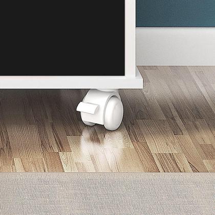 Imagem de Nicho Organizador Com Rodízios Toys 9 Gavetas Q01 Branco/preto - Mpozenato