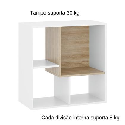 Imagem de Nicho Organizador Conjunto com 2 Unidades Sonho Branco