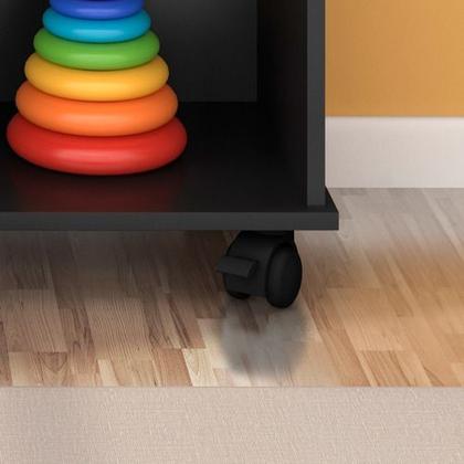 Imagem de Nicho Organizador Quarto Sala Com 04 Rodízios Amplo Espaço