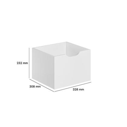 Imagem de Nicho Organizador Retrô 1478 com 9Gavetas Branco - Qmovi