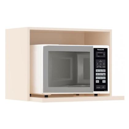 Imagem de Nicho para Cozinha Suporte p/Microondas Connect 60x44cm Off White - Henn