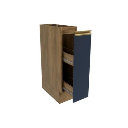 Imagem de Nicho Porta Condimentos Celeste Kappesberg 100% MDF Nogueira/Azul 20cm