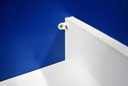 Imagem de Nicho retangular 50x30x15 branco para escritório quarto escola cozinha sala