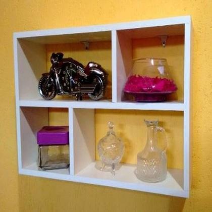 Imagem de Nicho Retangular Prateleiras 60Lx38Ax15P BRANCO