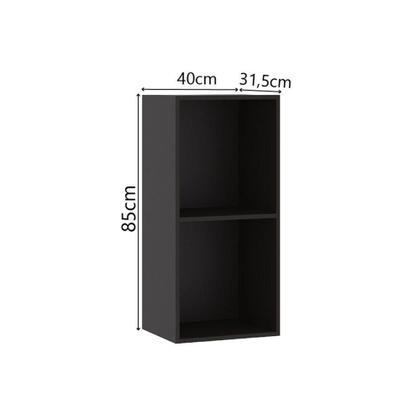 Imagem de Nicho Vertical 40cm Classic Luciane Móveis Preto