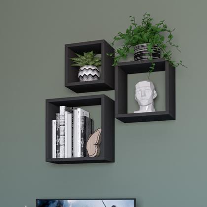 Imagem de Nichos Mdf Kit 3 Para Decoração Organização Quarto