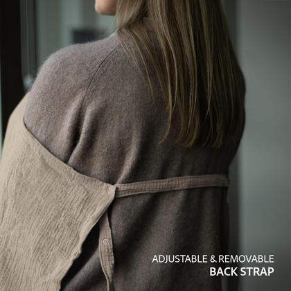 Imagem de Nilsa Cobertor Multifuncional 5 en 1 para Lactancia y Asiento de Auto 94x119 cm, Algodón Muselina