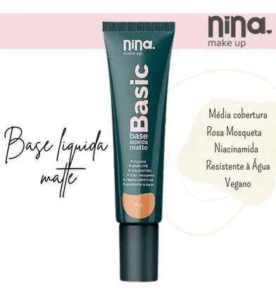 Imagem de Nina Makeup Basic 6 - Base Líquida 25g