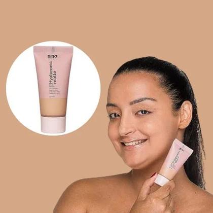 Imagem de Nina Makeup Hyaluronic Matte 2 - Base Líquida 30ml