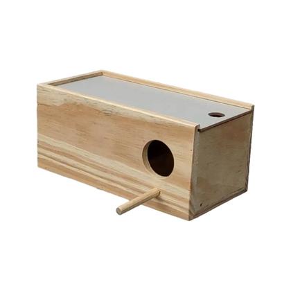 Imagem de Ninho Grande Horizontal Agapornis Periquito