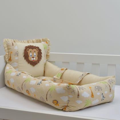 Imagem de Ninho Redutor Berço Bebê Com Almofada Tricoline 100% Algodão MENINA/MENINO