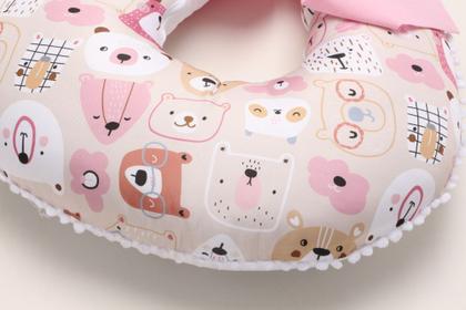 Imagem de Ninho Redutor De Berço Almofada Amamentação Trocador Cômoda Ursa Mel