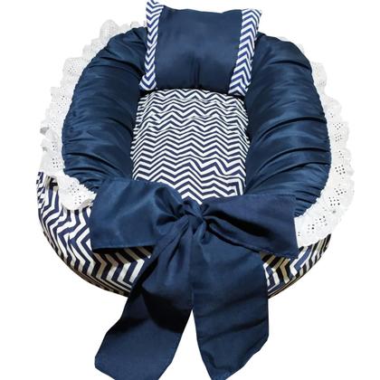 Imagem de Ninho Redutor para Bebê Berço 100% Algodão - Mãe e Filho Enxovais
