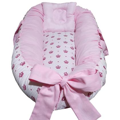 Imagem de Ninho Redutor para Bebê Berço 100% Algodão - Mãe e Filho Enxovais