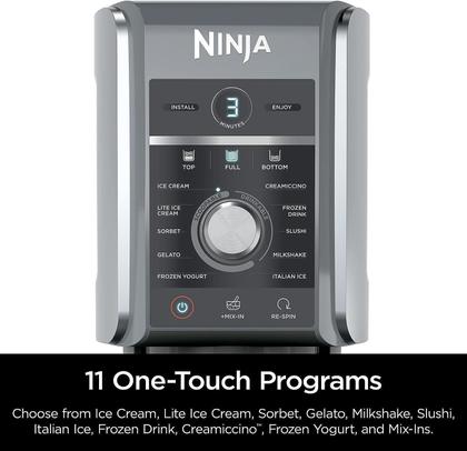 Ninja Creami Deluxe 11 In 1 Máquina Sorteve,Iorgute E Frozen