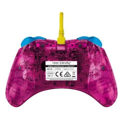 Imagem de Nintendo Switch Controller com Design Ergonômico - Rock Candy por PDP - Bubblegum Princess Peach