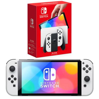 Imagem de Nintendo Switch Oled 64GB 1x Joy-Con Branco Standard - HEGSKAAAA