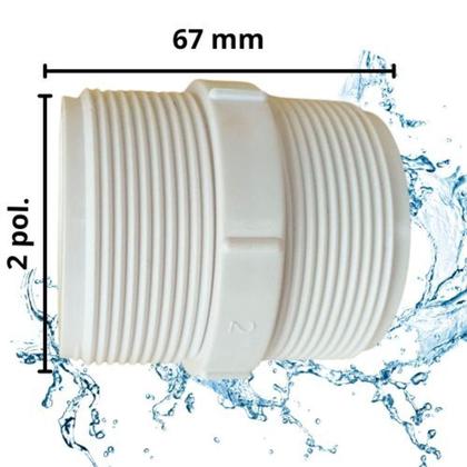 Imagem de Nipel 2 Polegadas Roscavel Branco