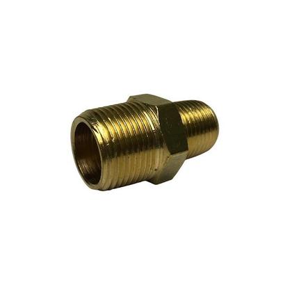 Imagem de Niple Latão Duplo Adaptador Conexão Metal 3/4 x 1/4 Npt