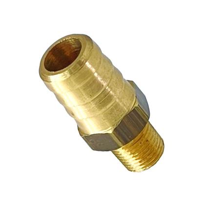 Imagem de Niple para Mangueira Latão 1/8" NPT Macho x 1/2" BM