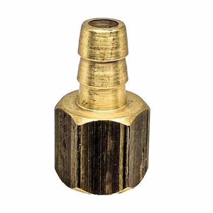 Imagem de Niple para Mangueira Latão 3/8" NPT Fêmea x 3/8" BM