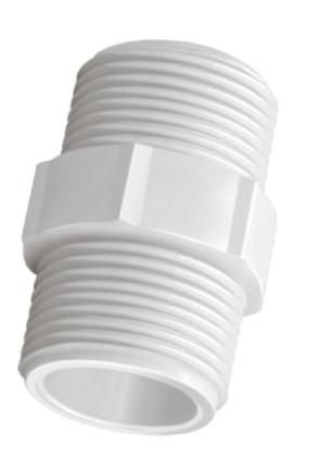 Imagem de Niple Roscavel PVC Branca 1.1/2 Krona PCT 0290