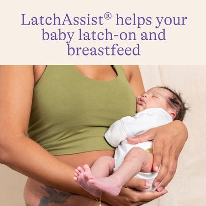 Imagem de Nipple Everter Lansinoh LatchAssist para amamentação com estojo