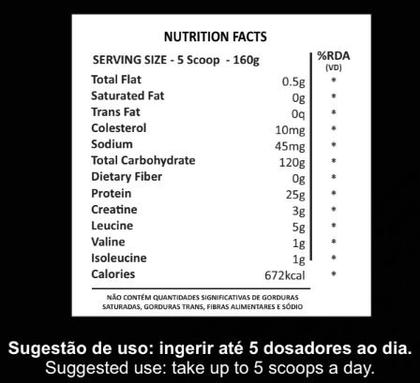 Imagem de Nitro Gainer Mass 1,8Kg Hipercalórico Sports Supplements