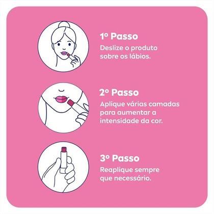 Imagem de NIVEA Hidratante Labial Hidra Color 2 em 1 - 4,8g