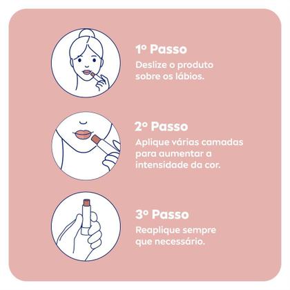 Imagem de NIVEA Hidratante Labial Hidra Color 2 em 1 Nude 4,8g