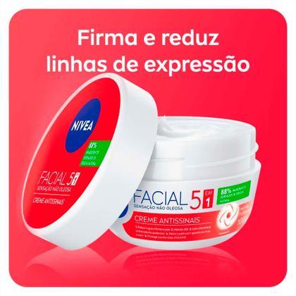 Imagem de NIVEA Kit  Creme Hidratante Facial Antissinais 100g + Noturno 100g