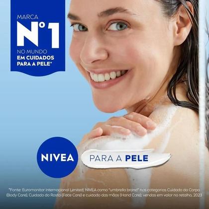 Imagem de NIVEA Sabonete em Barra Leite 85g, Limpeza Suave, Banho, Pele Macia e Hidratada, Nutrientes do Leite, Uso Diário, Todas as Peles