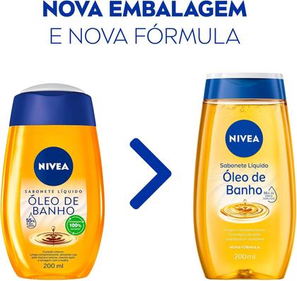 Imagem de NIVEA Sabonete Líquido Óleo de Banho 200ml