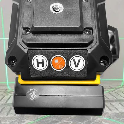 Imagem de Nivel A Laser 12 Linhas Autonivelante Recarregável2 Baterias 3000mAh Controle Bolsa