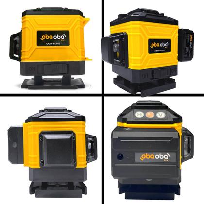 Imagem de Nivel A Laser 12 Linhas Autonivelante Recarregável2 Baterias 3000mAh Controle Bolsa