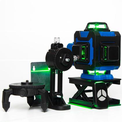 Imagem de Nível A Laser 16 Linhas Com Tripé Autonivelador Profissional 2 Baterias Recarregável