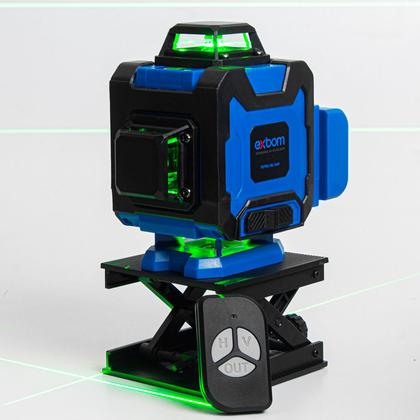 Imagem de Nível A Laser 16 Linhas Com Tripé Autonivelador Profissional 2 Baterias Recarregável