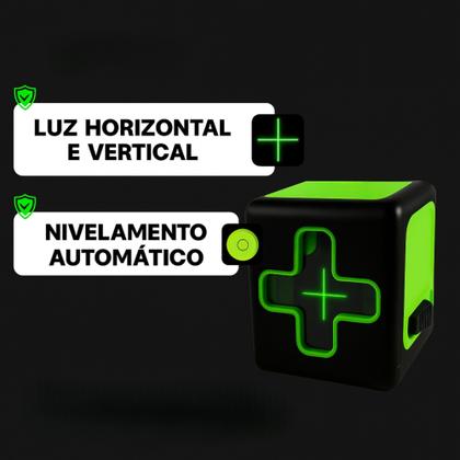 Imagem de Nível a Laser 2 Linhas Profissional Portátil Bateria Recarregável Autonivelante Com Tripé de 2,18M