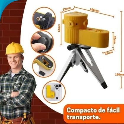 Imagem de Nível A Laser 360 Giratório Profissional Ideal Para Obra Em Estoque