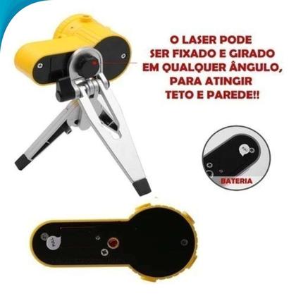 Imagem de Nível A Laser 360 Profissional Portátil Para Sua Obra Em Estoque