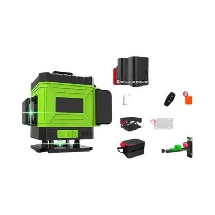 Imagem de Nível a Laser 4D Bluetooth com Controle Remoto - Auto Nivelamento, Feixe Verde e Case