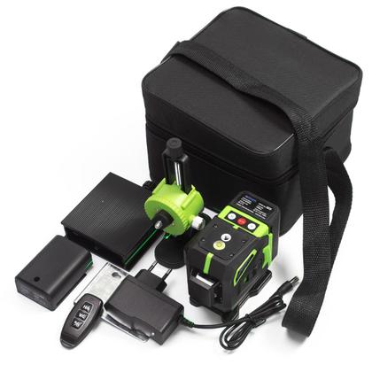 Imagem de Nível A Laser Autonivelante Verde Com 02 Baterias Recarregável E Tripé Profissional