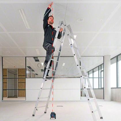 Imagem de Nível à Laser de Linhas GCL 2-15 com Maleta Base Magnética e Clipe de Teto BOSCH