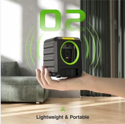 Imagem de Nível a laser Huepar 2 linhas, feixe vermelha, 30m de auto nivelamento, B011R