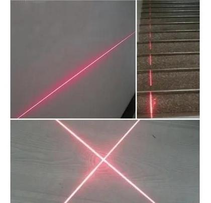 Imagem de Nível A Laser Nivelador Cruz Com Trena Régua 2,5m 3 Níveis