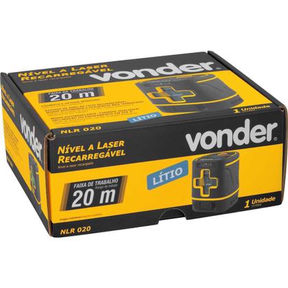 Imagem de Nível a Laser NLR020 Recarregável 20 Metros Vonder