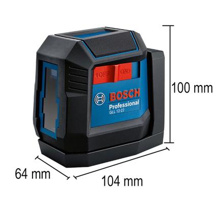 Imagem de Nível a Laser Verde 12 Metros 2 Linhas Gll 12-22g - Bosch